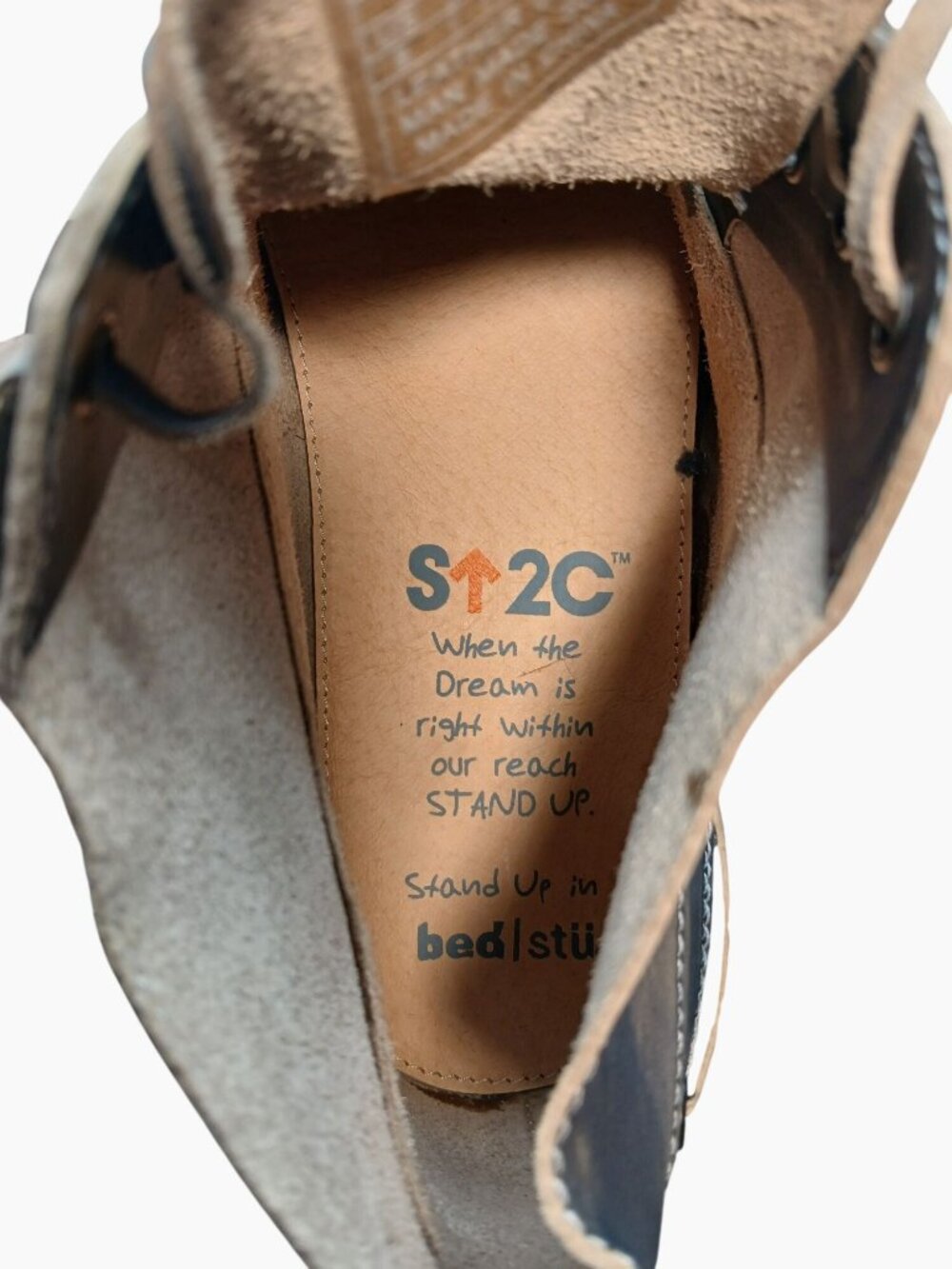 Bed Stu Womens Stand Up Distressed Leather Chukka Boots Size 9 Brown Moccasin St - Picture 7 of 14